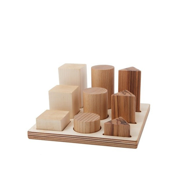 Wooden Story Shape Sorter Board XL – Natural