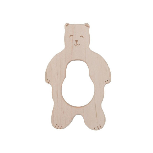 Wooden Story Teether – Smiley Bear