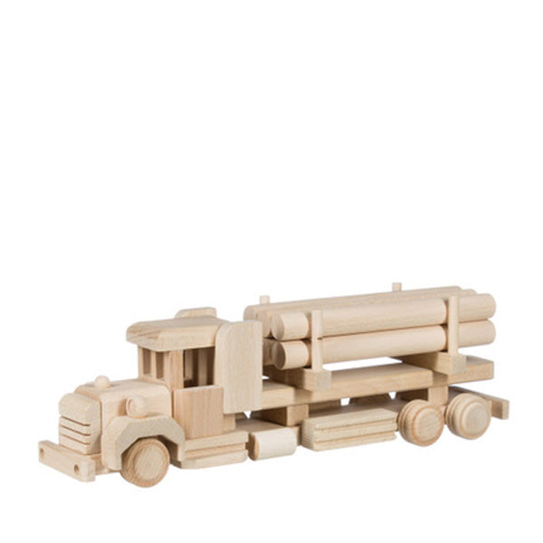Bartu Wooden Truck with Logs - Natural