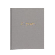 Write To Me 21 Years Journal - 21 Years Of You  • Light Grey