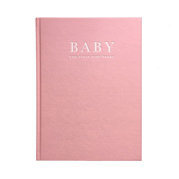 Write To Me Baby Journal - The First Five Years • Pink