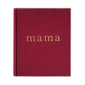 Write To Me Mama Journal - Tell Me About It • Maroon