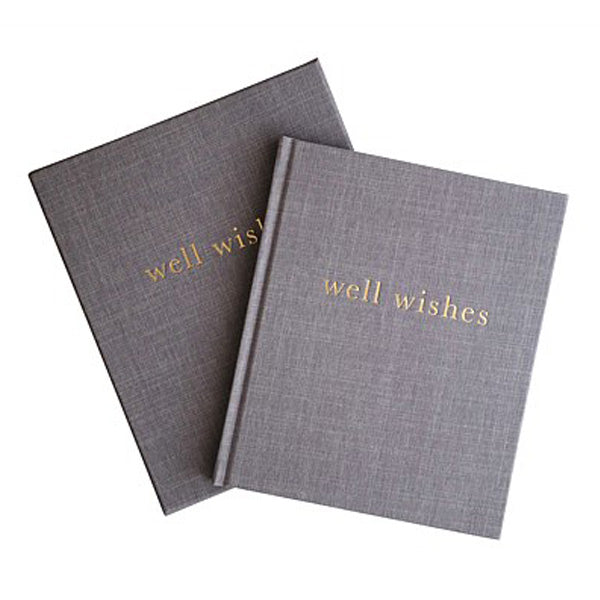 Write To Me Well Wishes - Guest Book • Grey