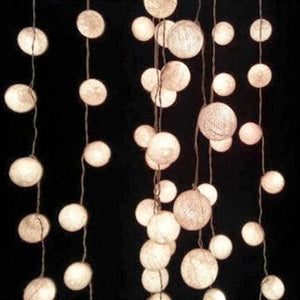 Cotton Ball Lights - White