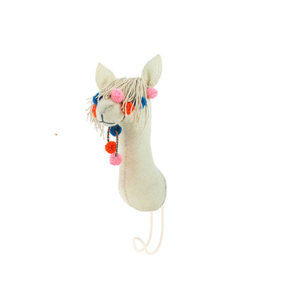 Fiona Walker Animal Head Hook – Llama with Bridle