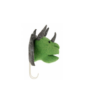 Fiona Walker Animal Head Hook – Triceratops