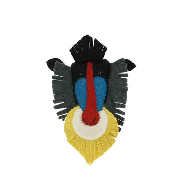 Fiona Walker Mini Animal Head – Baboon