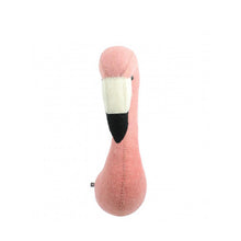 Fiona Walker Mini Animal Head – Flamingo Dip Dyed
