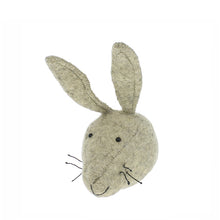 Fiona Walker Mini Animal Head – Grey Hare