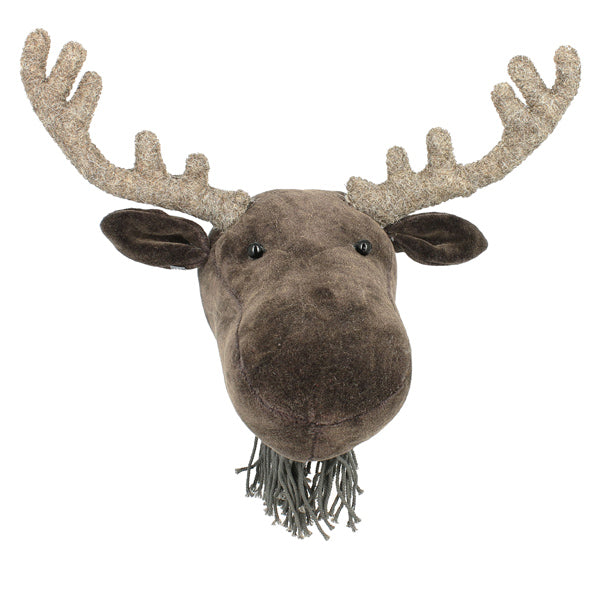 Fiona Walker Mini Velvet Animal Head – Moose