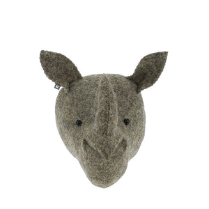 Fiona Walker Mini Animal Head – Rhino