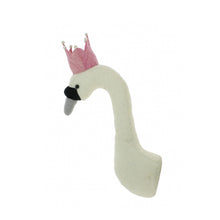 Fiona Walker Mini Animal Head – Swan with Crown