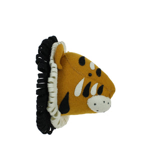 Fiona Walker Mini Animal Head – Double Ruff Tiger