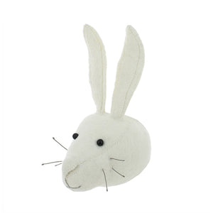 Fiona Walker Mini Animal Head – White Rabbit
