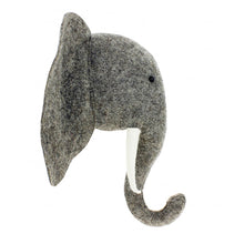 Fiona Walker Elephant with Trunk Up Animal Head