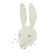 Fiona Walker Animal Head - Sleepy White Rabbit
