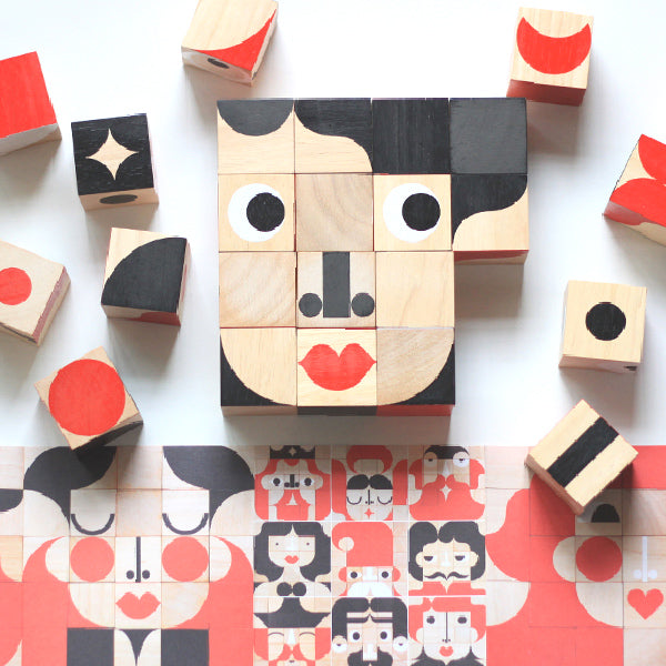 Miller Goodman Wooden Puzzle - Mini FaceMaker