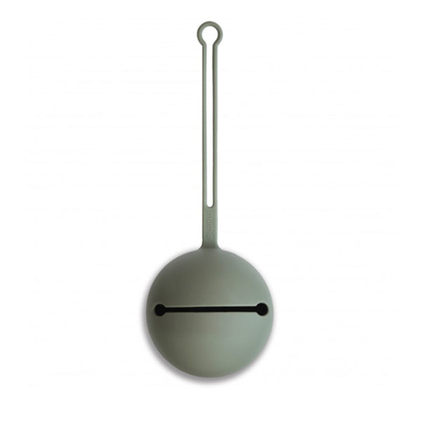 Mushie Silicone Pacifier Holder Case - Dried Thyme