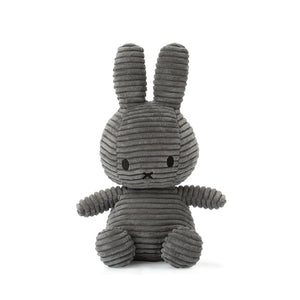 Miffy Corduroy Soft Toy – Grey