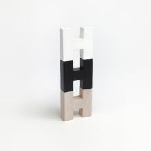 Rock and Pebble H Blocks - Black