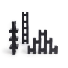 Rock and Pebble H Blocks - Black